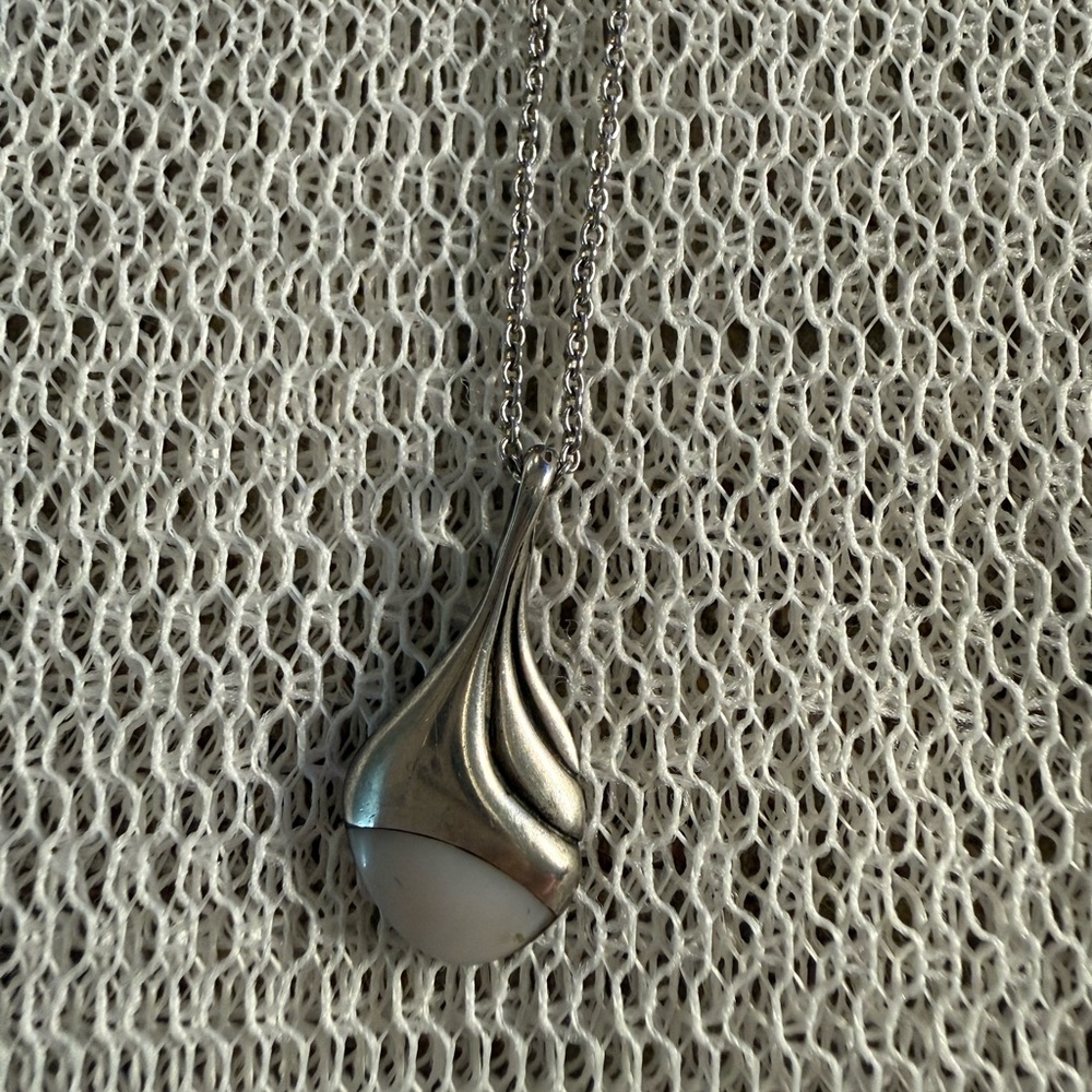 Sterling Moonstone Necklace